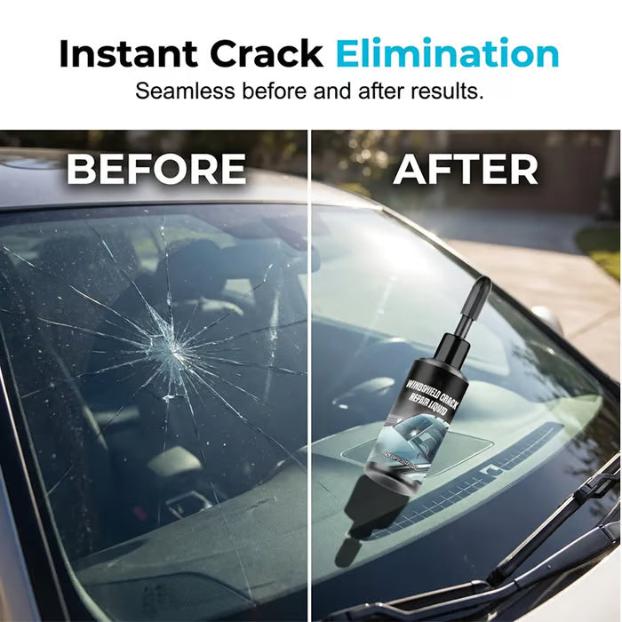 Windshield crack? DIY fix in minutes. (FREE SHIPPING)