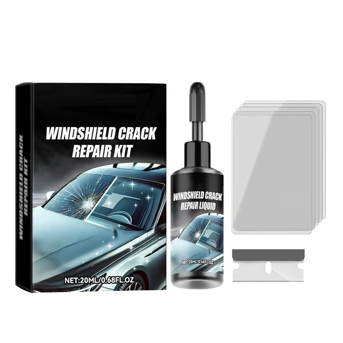 Windshield crack? DIY fix in minutes. (FREE SHIPPING)