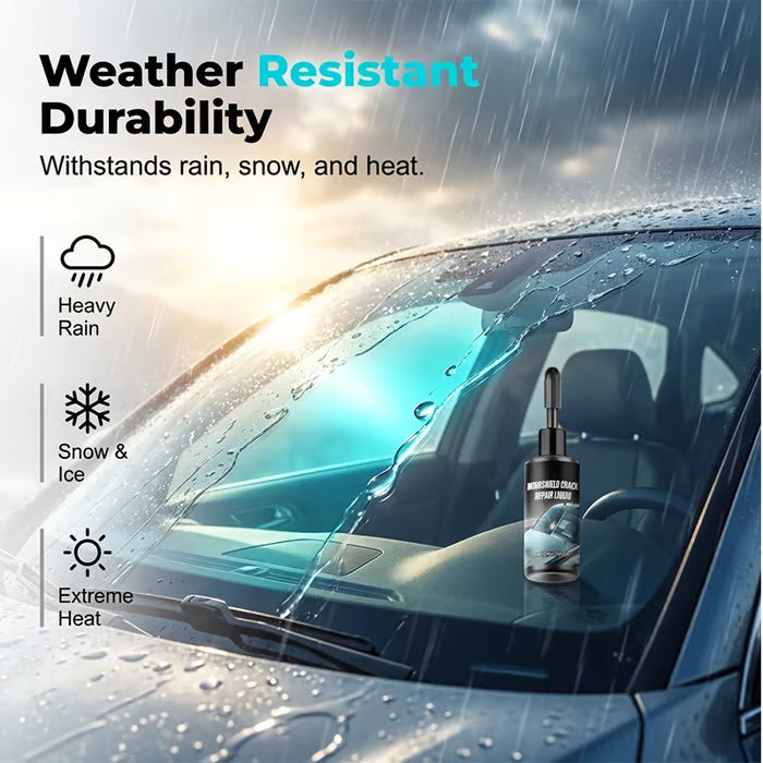 Windshield crack? DIY fix in minutes. (FREE SHIPPING)