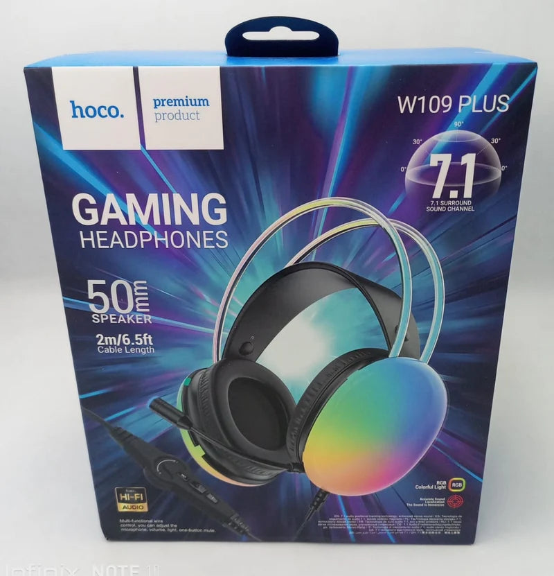 Wireless Hoco Gaming Headphone (W109)